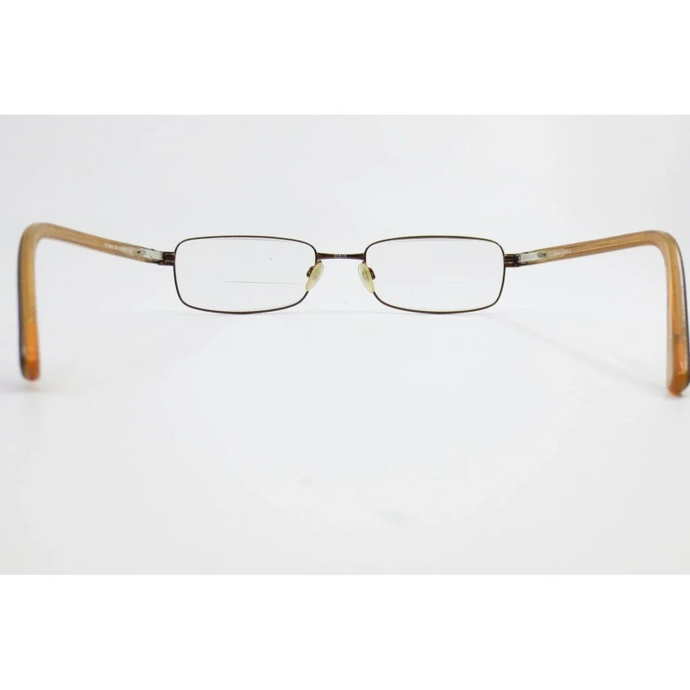 Genesis Altair 2040 Chestnut Brown Rectangular Eyeglass Frames 52-18-140